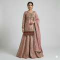 Blush Rose Embroidered Formal 2-Piece Suit